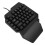 OneHanded PUBG Gaming Keyboard, 39 Keys, ABS, USB, 1m Cable 12