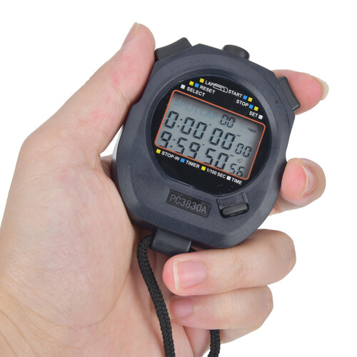 3860 ABS Durable Sports Stopwatch with Multifunction and Countdown Timer