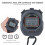 3860 ABS Durable Sports Stopwatch with Multifunction and Countdown Timer 8
