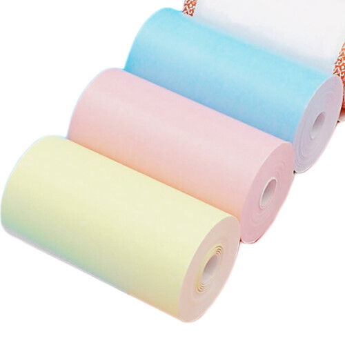 6-Pack Thermopapier 57x30mm Bunte Kassenzettelrollen 2