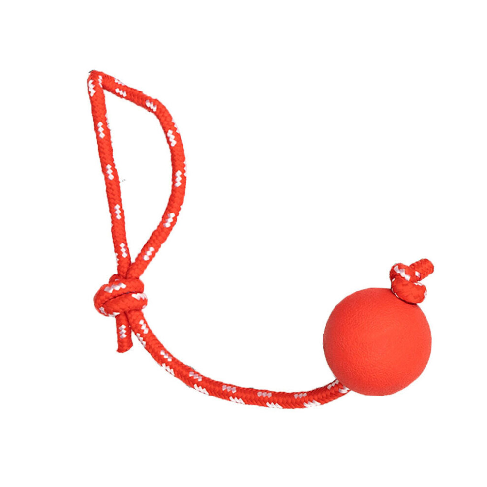 (Medium) Toy Ball Elastic Full Core Tug Balls Safe Soft Dog Toys Puppy Playing-image-OPC-PMZZPNK-NEW