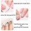 50 Sheets Waterproof Double Sided Nail Adhesive Tabs 60x83mm 3