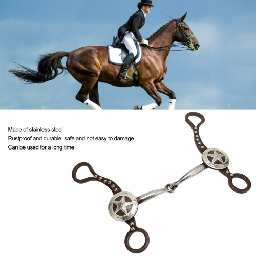 Durable Handcrafted Bronze Horse Snaffle Bit - Safe and Stylish 2