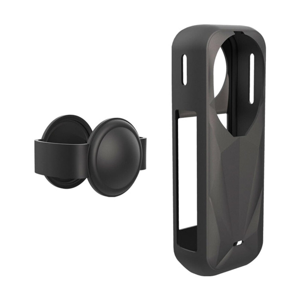 Silicone Protective Case For Sleeve Action Camera Full Coverage Silicone Housing Protector Accessories Lens Sleeve Black Color-image-OPC-PN2252W-NEW