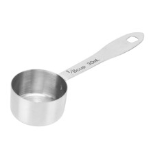 Kaffeskopa i rostfritt stål, korrosionsbeständig, 30 ml sked med stor kapacitet för kök och bar, mätskopa för livsmedelsgodkänt kaffe