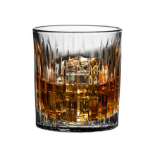Copo de uísque giratório de luxo, em cristal com base pesada e sem chumbo, ideal para bourbon, scotch e outras bebidas destiladas.