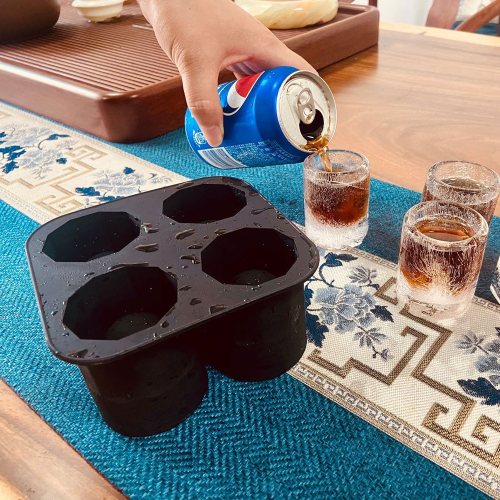 Αντικολλητικός δίσκος πάγου σιλικόνης κατάλληλος για πλυντήριο πιάτων, 2