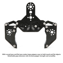 Metallischer Industrie-Roboter-Greifer Set 85mm Backenöffnung