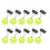 10Grop Space Beans Oval/Cylinder Fishing Float-Cylindrical L 1