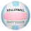 Beach Volleyballs Official Size 5 Soft-pink blue white 1