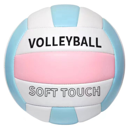 Beach Volleyballs Official Size 5 Soft-pink blue white