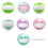 Beach Volleyballs Official Size 5 Soft-pink blue white 2