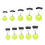10Grop Rubber Fishing Float Bobber Stopper-Olive M 2