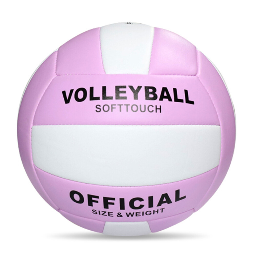 Official Size 5 Volleyballs Soft Beach Volleyballs-sky purple-image-OPC-PN227TS-NEW