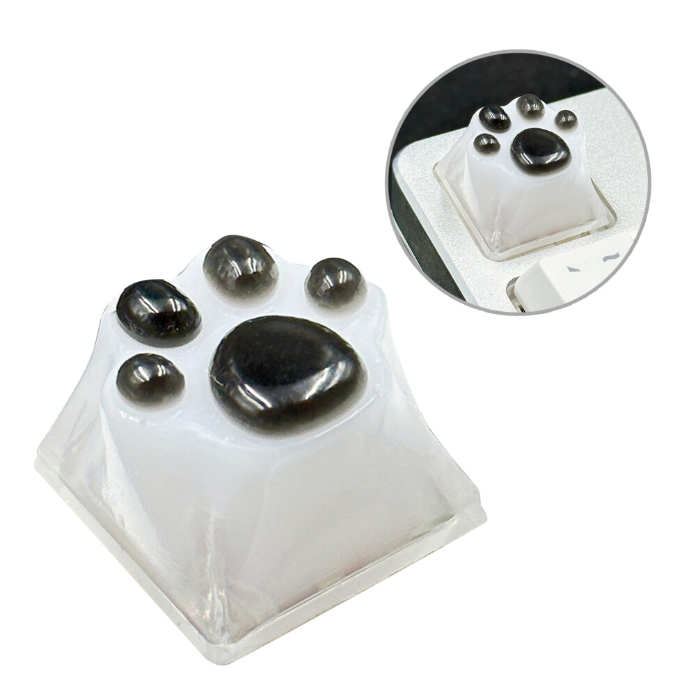 Resin Keycap Translucently Claw Keycap For- And Black/White 7704000154536