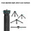 Aluminium Alloy Mini Desktop Tripod, Adjustable 1/4'' Screws, 232g 7