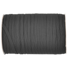 200 Yards Black 6mm High Elasticity Elastic Band for Protective Clothing