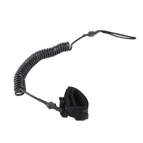 5.5mm Portable Paddle Board Leash with Adjustable Ankle Cuffs 2