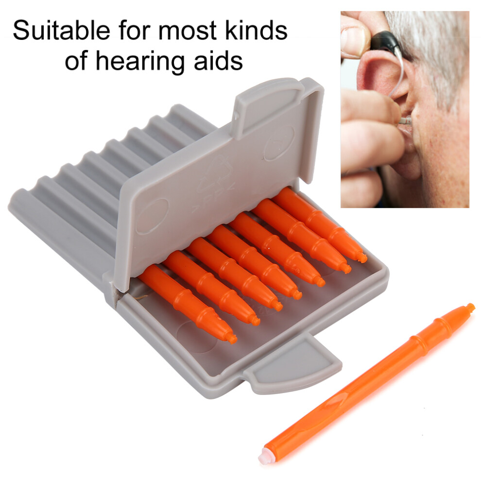 8pcs Earwax Filters for Hearing Aids, ABS, Easy Replacement