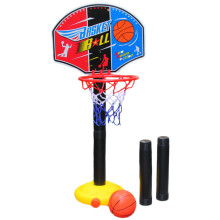 Verstellbarer Indoor-/Outdoor-Kinder Basketballständer Spielzeug, 34x25cm Rückwand