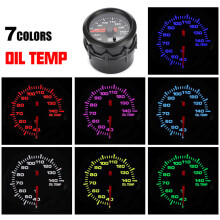 52mm Auto-Öltemperaturmesser, 7-Farben-LED-Display, Celsius, 12V