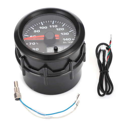 52mm Auto-Öltemperaturmesser, 7-Farben-LED-Display, Celsius, 12V 1