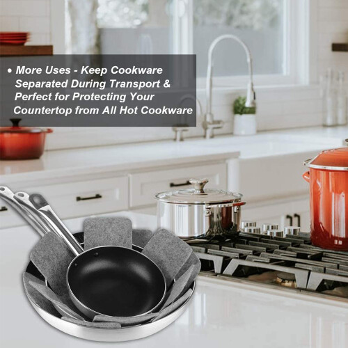 Cookware Guardian, πολυεστερική τσόχα υψηλής ποιότητας, αντικολλητική προστασία 2