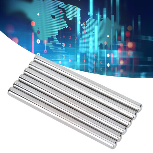 Set of 6 Steel Rod D Axle 80x6mm for Robotics Ground Accuracy Model 303 ...