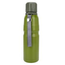 Double Wall Vacuum Insulation, Collapsible Silicone Water Bottle, For Eco-conscious Consumers, Flexible Design, Rust Resistant (500ml)
