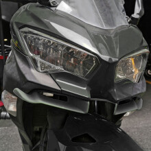 Vorderradverkleidung Windschutz Wing Cover für Kawasaki Ninja 250/400 2018-2020 Schwarz