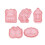 8pcs Eid Themed Fondant Cookie Cutters Durable Eid Cookie Cutter 5