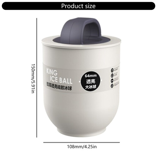 Sphere Ice Sphere Molds Ice Maker Creates Slow Melting Ice 2