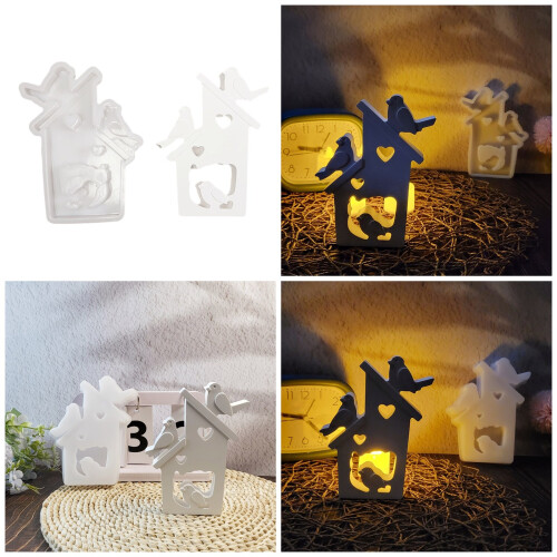 Bird House Molds Casting Molds Plasters Molds Easters Silicone 1
