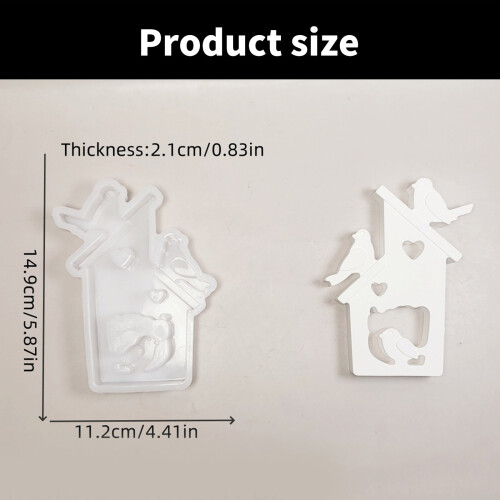 Bird House Molds Casting Molds Plasters Molds Easters Silicone 2