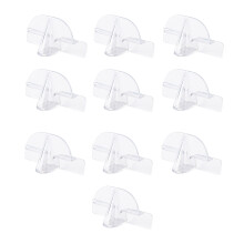 10 stuks wandgemonteerde glazen displayrek thuiskantoor
