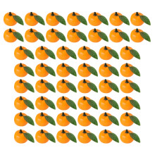 50 stuks realistisch kunstmatig oranje simulatie oranje model