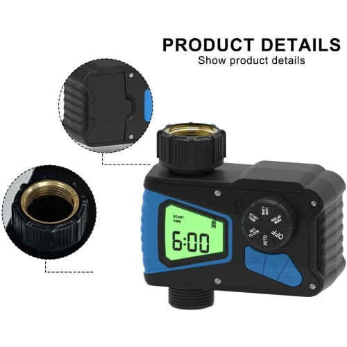 Efficient Automatic Watering System with Clear Display and Smart Scheduling for Garden Maintenance 1