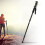 Comfortable Black Walking Stick with Non-Slip Handle Adjustable Wristband 1
