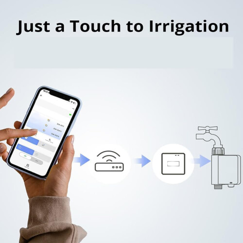 Zigbee Smart Water Valve Smart Timing Irrigation Switch IP55 Automatic Irrigation Easy Install Remote Control B 1
