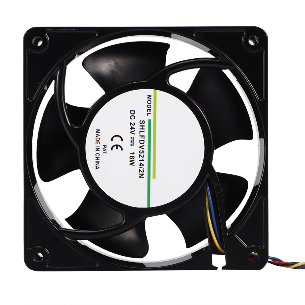 24V 18W Aluminum Inverter Cooling Fan 4800Rpm 12X12cm 9471362302490
