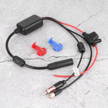 FM Radio Signal Amplifier Antenna, SMA Head, 223dB Gain