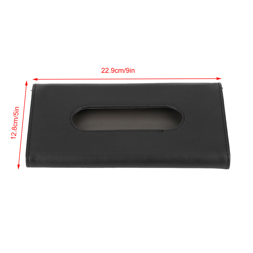 Pu Leather Sun Visor Tissue Dispenser - Easy Install For Suvs & Trucks 4301362303751