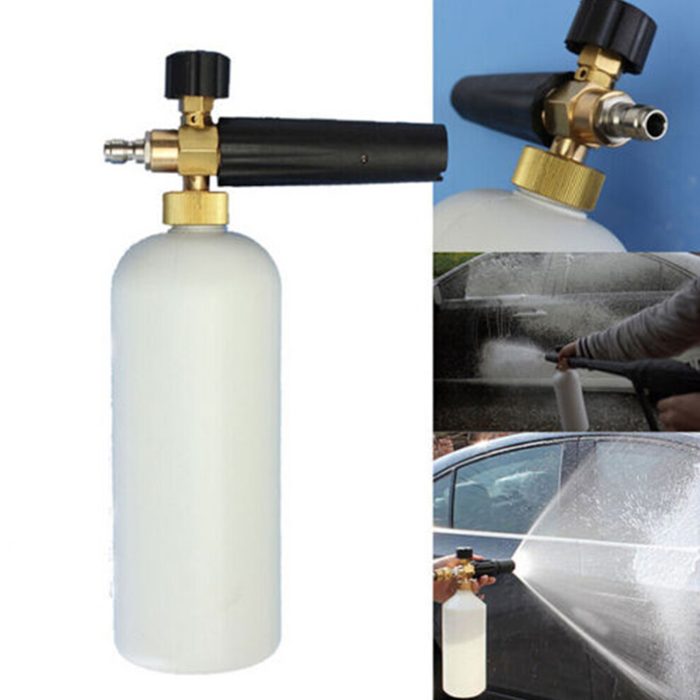 1L Car Wash Foam Spray Bottle 1/4In High Pressure Foam Cannon Cleaning Tool 4951362304403
