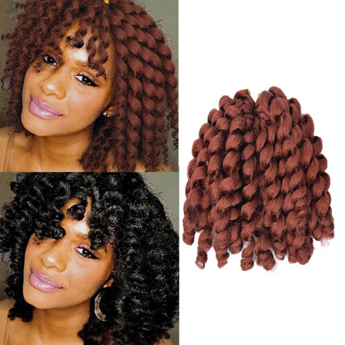 Afro Spring Twisted Braid Perücken Hitzebeständige Faser-30 2