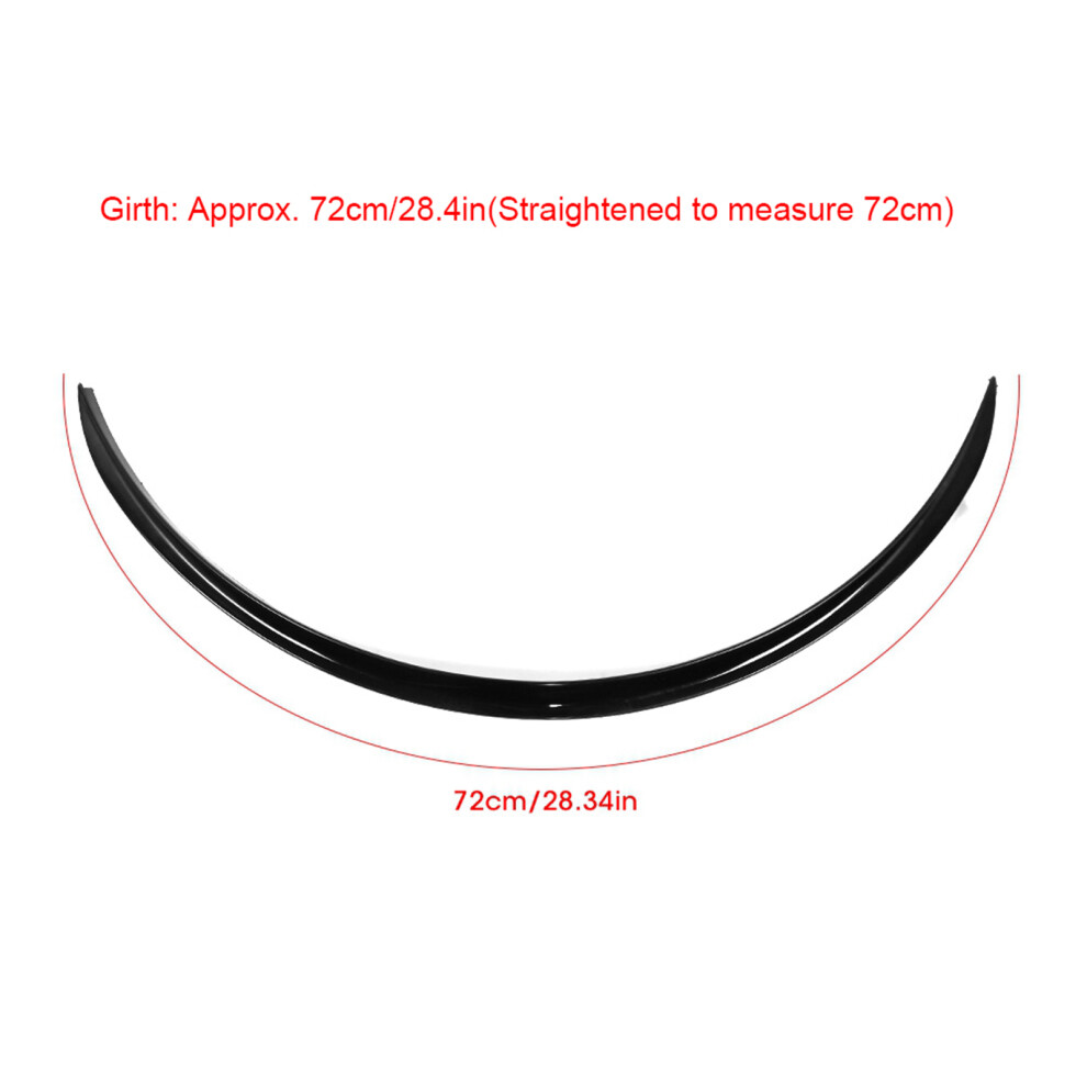 72Cm Universal Wheel Eyebrow Protector Lip Trim 4Pcs Set Black 5071362306074