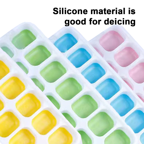 Dishwasher Safe Ice Maker, Reusable Silicone With Stackable Design For Easy Ice Release, Food-Grade Material, Spill-Resistant Lid, Versatile Usage 2