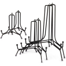 Diseño antideslizante mejorado para soportes de platos decorativos de metal, soportes de platos para exhibición con diseño minimalista, mini