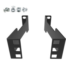 1U Server Rack Depth Extender set High Load Capacity Carbon