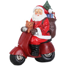 Kerstbeeldje Figuurdecoratie Kerst Kerstmannen-motorrijden