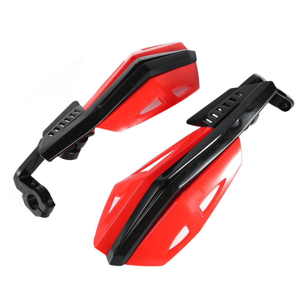 7/8In 22Mm Abs Motorcycle Hand Guard Fall Resistant Protector Universal Red 6941362307274